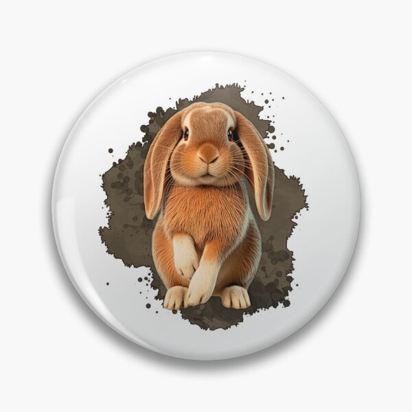Item preview, stable bunny with hanging ears, small animals, cute pets, great rabbit shirts designed and sold by Kirei-Lily.
