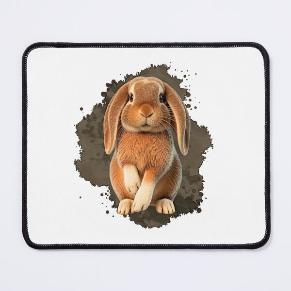 Item preview, stable bunny with hanging ears, small animals, cute pets, great rabbit shirts designed and sold by Kirei-Lily.