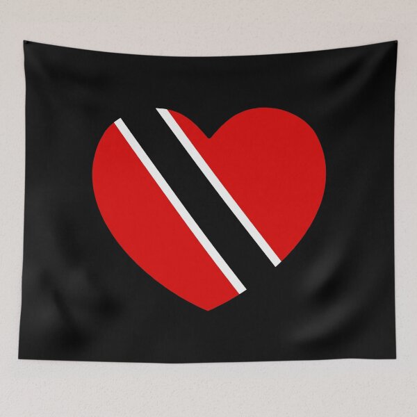Item preview, Trinidad And Tobago Flag Heart TT designed and sold by shitpostee.