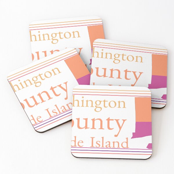 Item preview, Washington County Rhode Island Highlighted on State Map designed and sold by TheIconSmith.