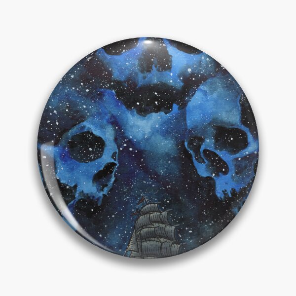 Item preview, Haunted Clipper Ship nautical skull art designed and sold by MarkADArt.
