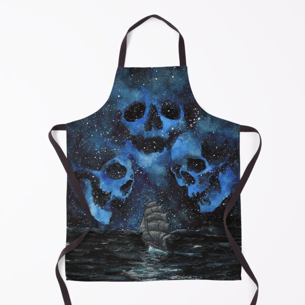 Item preview, Haunted Clipper Ship nautical skull art designed and sold by MarkADArt.