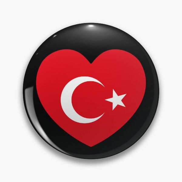 Item preview, Turkey Flag Heart TR designed and sold by shitpostee.