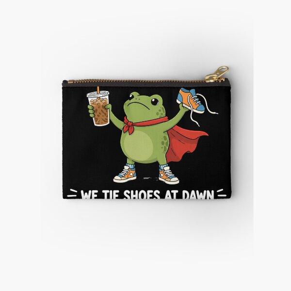 Item preview, We Tie Shoes At Dawn Funny Frog Preschool Teacher designed and sold by VGAfanatic.