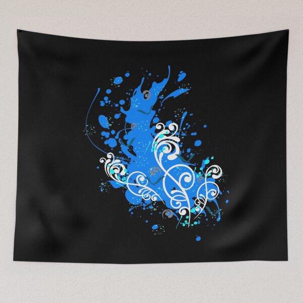 Item preview, Plant tendril with spots of color, plant art, artist statement, painting designed and sold by Kirei-Lily.