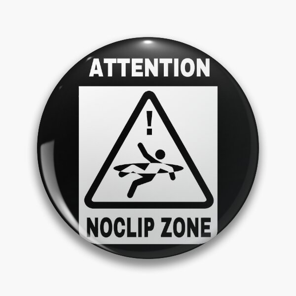 Item preview, Backrooms Noclip Zone Warning Sign designed and sold by HexRelic.