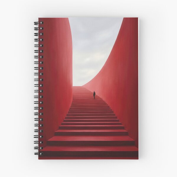Item preview, Red Staircase Rising designed and sold by yagiyeti.