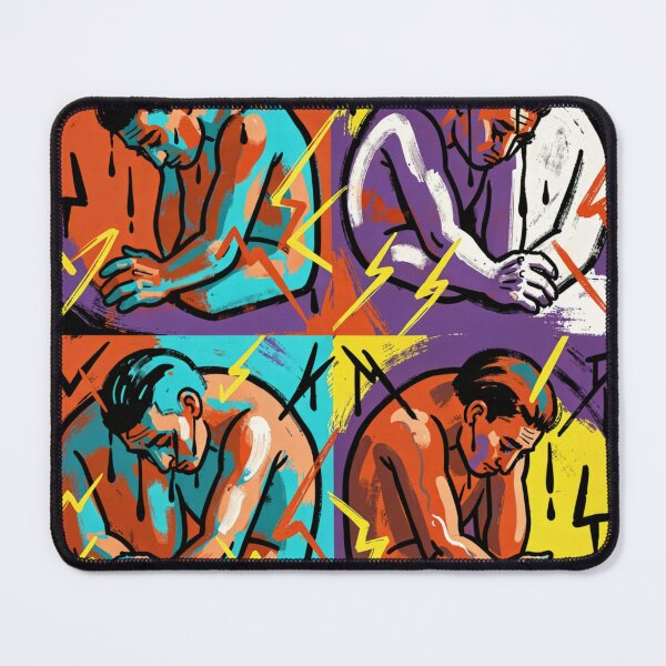 Item preview, Chronic Pain Pop Art Portraits designed and sold by weirdfishes123.
