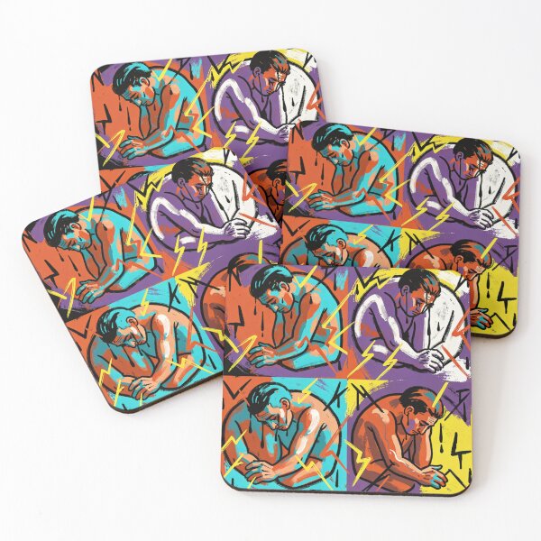 Item preview, Chronic Pain Pop Art Portraits designed and sold by weirdfishes123.