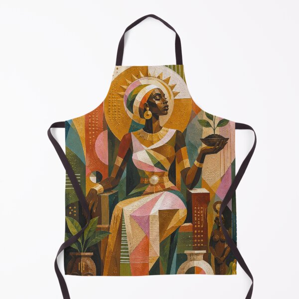 Item preview, Ala, Nigerian goddess painting designed and sold by GalleryKauffeld.