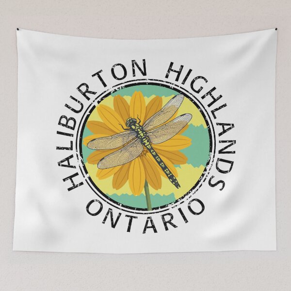 Item preview, Haliburton Highlands - Ontario (with Black Lettering) designed and sold by VelvetRoom.