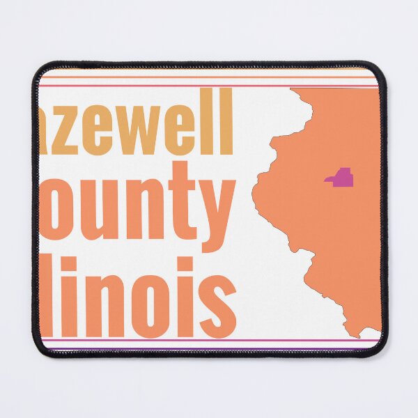 Item preview, Tazewell County Illinois Highlighted on State Map designed and sold by TheIconSmith.