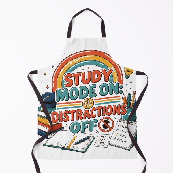 Item preview, Study Mode On Distractions Off Shirt, Student Motivation Tee, Back to School Graphic Shirt, College Study Gift, Exam Prep T-Shirt, Learning Mindset Apparel designed and sold by CKADigital.