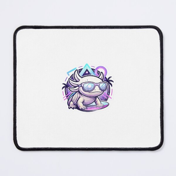 Item preview, Retro 80s Vaporwave Axolotl 1 designed and sold by Kermancius.