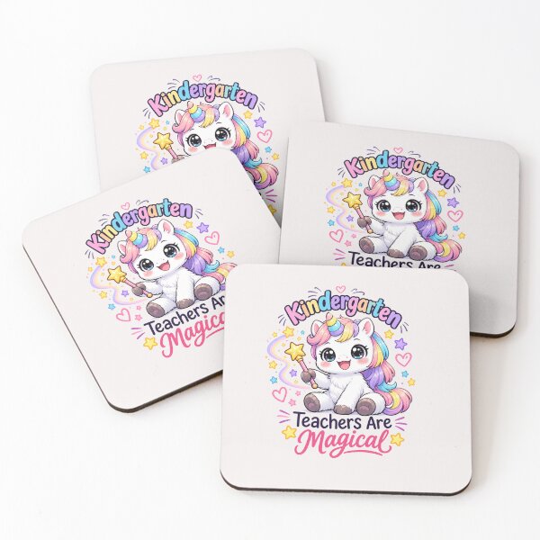 Item preview, Kindergarten Teachers Are Magical - Cute Dabbing Unicorn Teacher Back To School Sticker designed and sold by Salwastore.