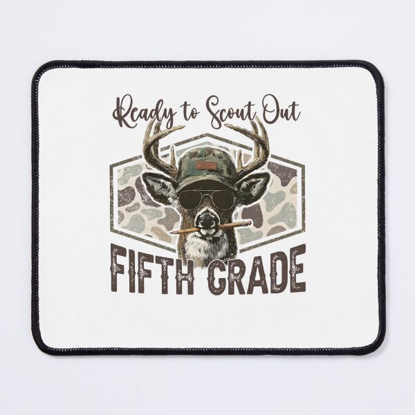Item preview, Ready To Scout Out Fifth Grade Back To School Camo Deer Hunting designed and sold by CocoLama.