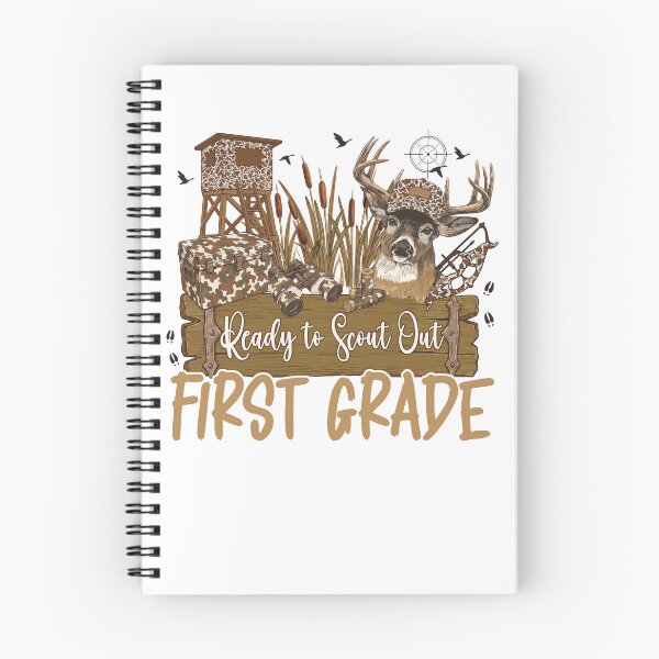 Item preview, Ready To Scout Out First Grade Hunting Deer Back To School designed and sold by ViniBall.