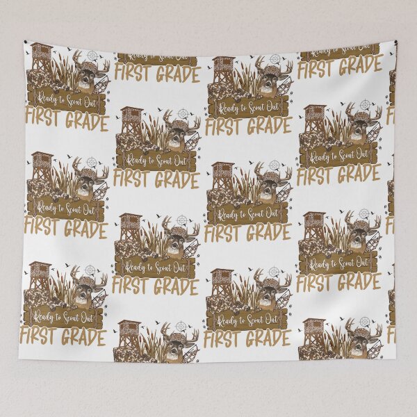 Item preview, Ready To Scout Out First Grade Hunting Deer Back To School designed and sold by ViniBall.