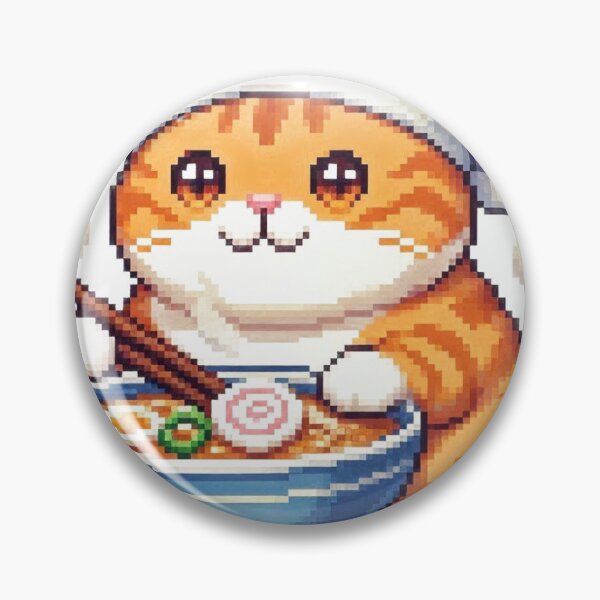 Item preview, Copy of Pixel Art Cat Ramen Chef 2 designed and sold by Kermancius.