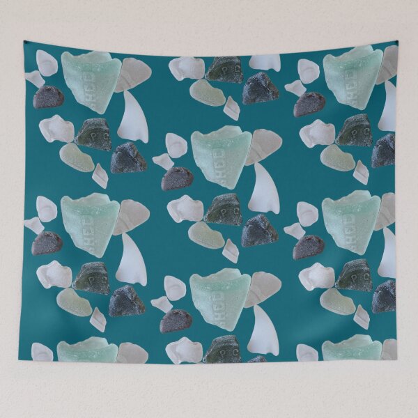 Item preview, Sacred Cornish Sea Glass Healing -  Ancestral Camo designed and sold by energyoflove333.