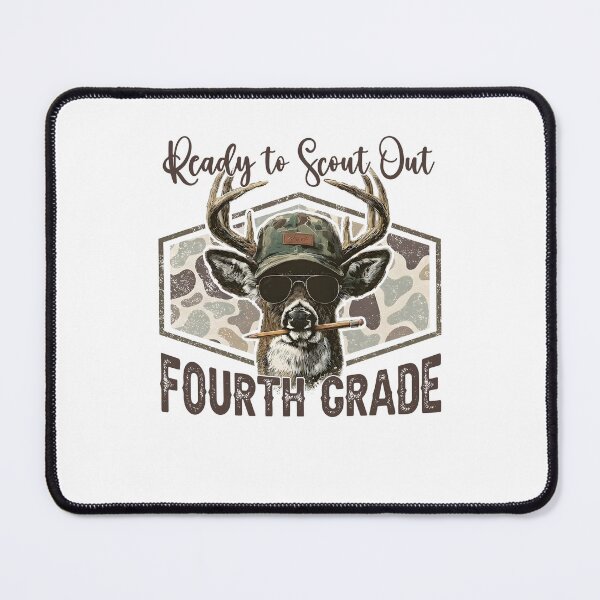 Item preview, Ready To Scout Out Fourth Grade Back To School Camo Deer Hunting designed and sold by CocoLama.