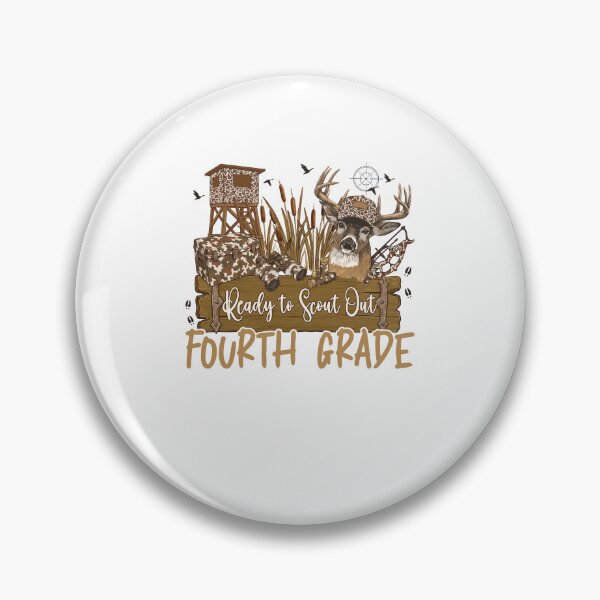 Item preview, Ready To Scout Out Fourth Grade Hunting Deer Back To School designed and sold by ViniBall.