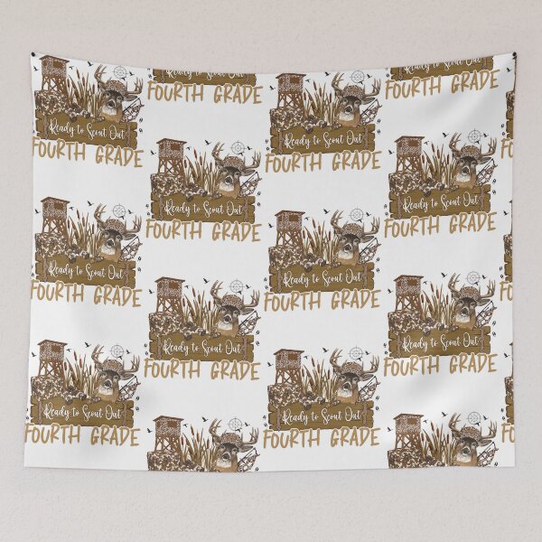 Item preview, Ready To Scout Out Fourth Grade Hunting Deer Back To School designed and sold by ViniBall.