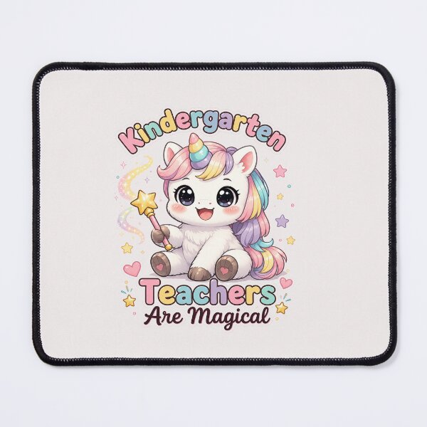 Item preview, Kindergarten Teachers Are Magical - Cute Dabbing Unicorn Teacher Back To School Sticker designed and sold by Salwastore.