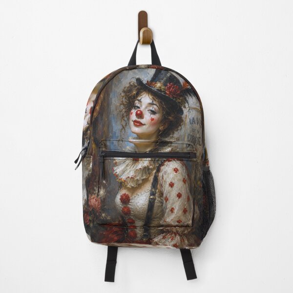 Item preview, Female Clown painting. designed and sold by GalleryKauffeld.