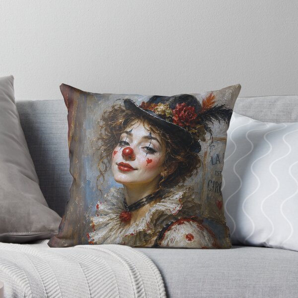 Item preview, Female Clown painting. designed and sold by GalleryKauffeld.