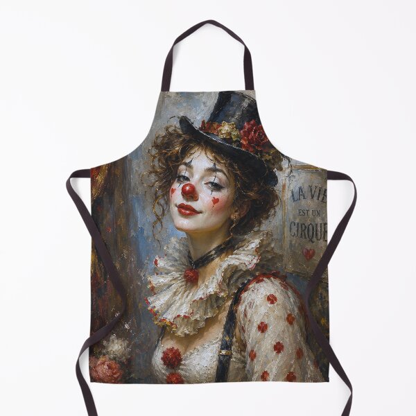 Item preview, Female Clown painting. designed and sold by GalleryKauffeld.