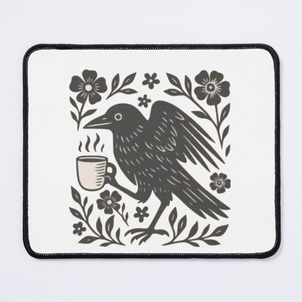 Item preview, Hello Darkness My Old Coffee lover custom raven designed and sold by Gbriel3.