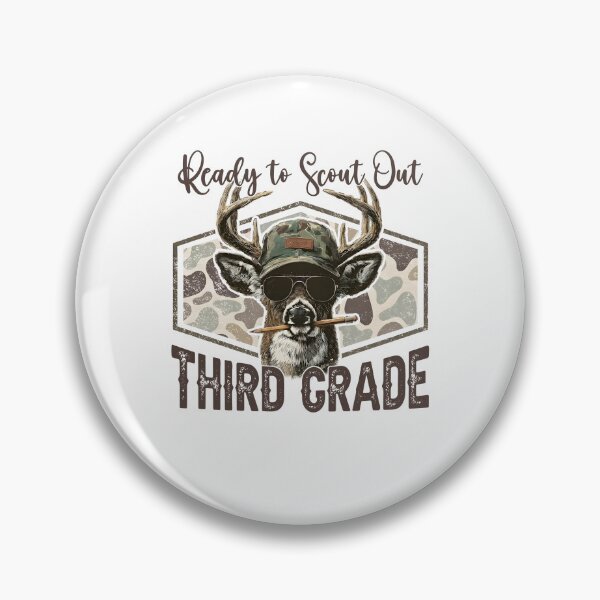 Item preview, Ready To Scout Out Third Grade Back To School Camo Deer Hunting designed and sold by CocoLama.