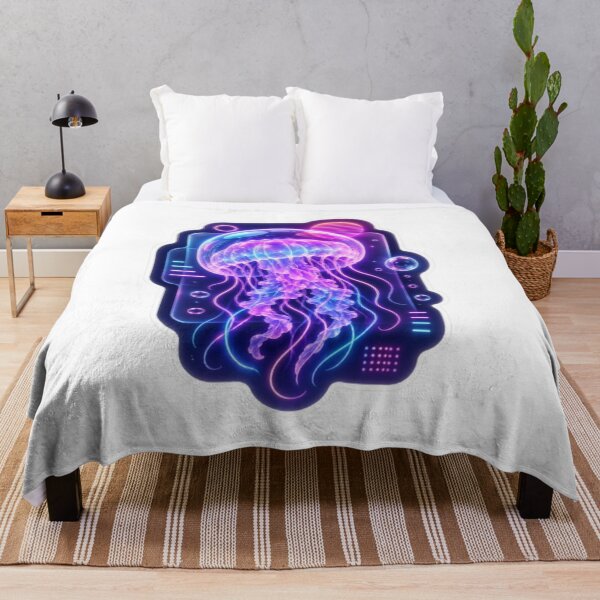 Item preview, Neon Cosmic Jellyfish Dream designed and sold by Snurly.