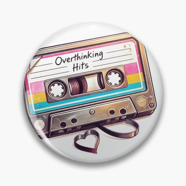 Item preview, Copy of Retro Cassette Overthinking Hits 2 designed and sold by Kermancius.