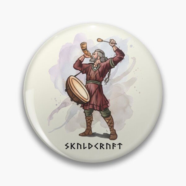 Artikelvorschau, Skaldcraft-Logo – Nordische Dichter-Skalden-Aquarellkunst entworfen und verkauft von Skaldcraft.