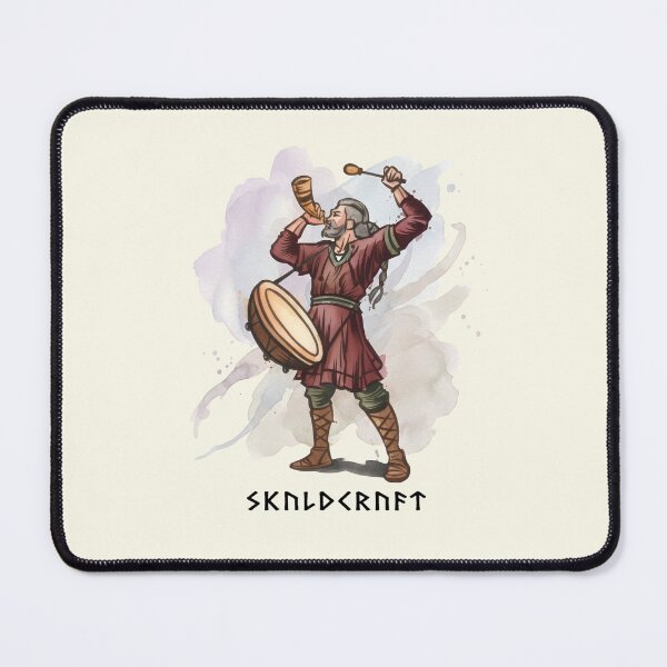 Item preview, Skaldcraft Logo – Norse Poet Skald Watercolor Art designed and sold by Skaldcraft.
