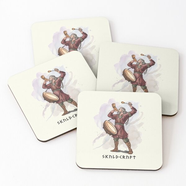 Item preview, Skaldcraft Logo – Norse Poet Skald Watercolor Art designed and sold by Skaldcraft.