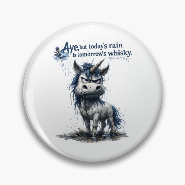 Item preview, Rainy Unicorn  designed and sold by SMalcolmDesigns.