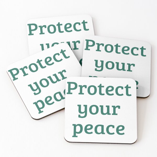 Item preview, Protect Your Peace – Minimal Gen Z Aesthetic Typography Quote designed and sold by MUSA'S.