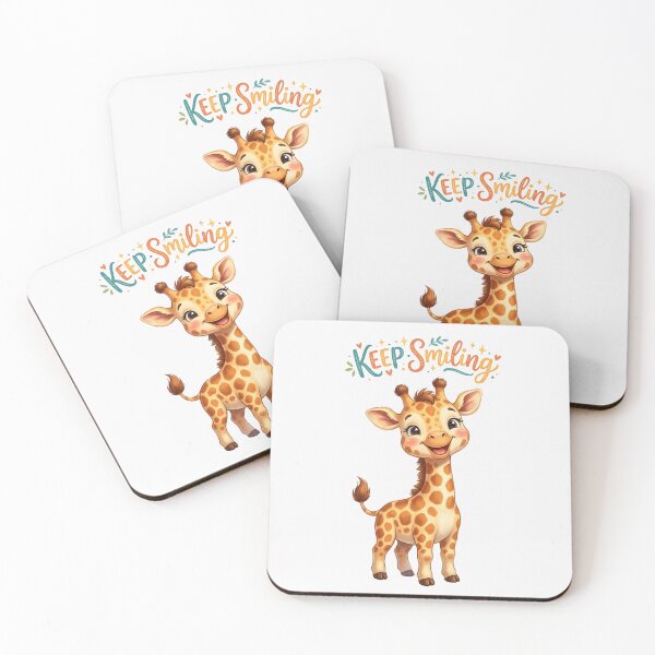 Item preview, Cute Giraffe Keep Smiling designed and sold by naragon4289.