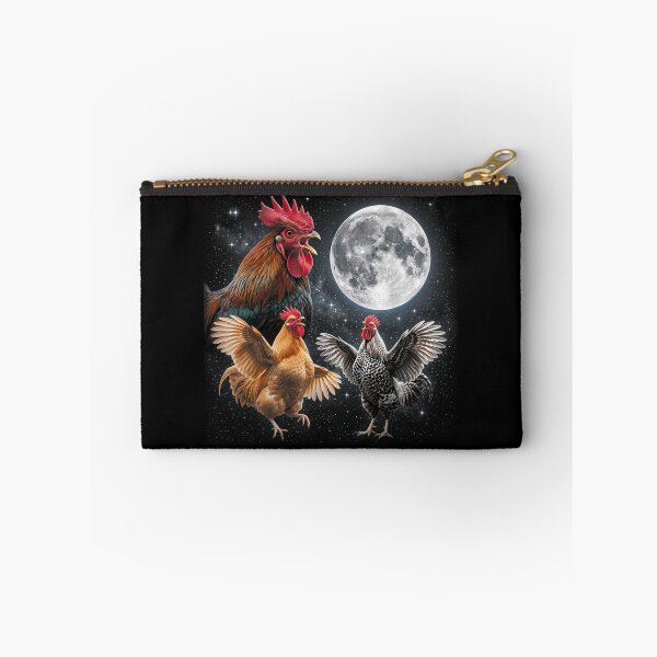 Item preview, Moonlit Rooster Chorus Funny Farm Animal Celestial Night Vintage Style designed and sold by Taniyah Gomes.