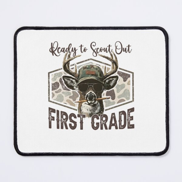 Item preview, Ready To Scout Out First Grade Back To School Camo Deer Hunting designed and sold by CocoLama.