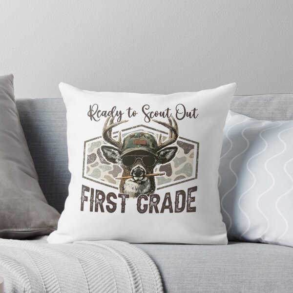 Item preview, Ready To Scout Out First Grade Back To School Camo Deer Hunting designed and sold by CocoLama.