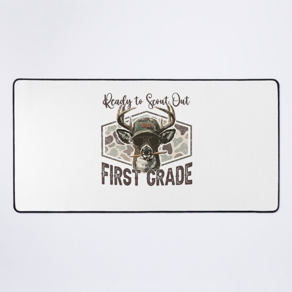 Item preview, Ready To Scout Out First Grade Back To School Camo Deer Hunting designed and sold by CocoLama.