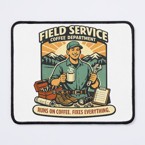 Item preview, Field Service Coffee Department Technician designed and sold by Concrete Coffee Studio.