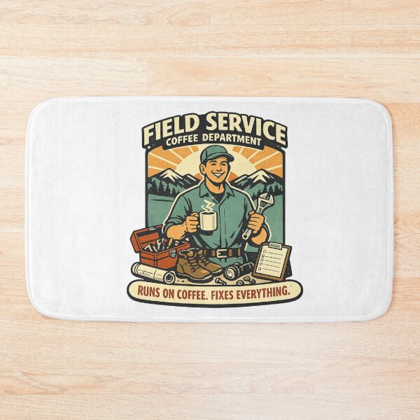 Item preview, Field Service Coffee Department Technician designed and sold by Concrete Coffee Studio.