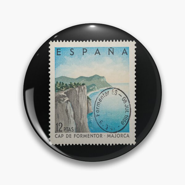 Item preview, Cap de Formentor Majorca Limestone Cape Stamp Sticker designed and sold by stickercuffs.