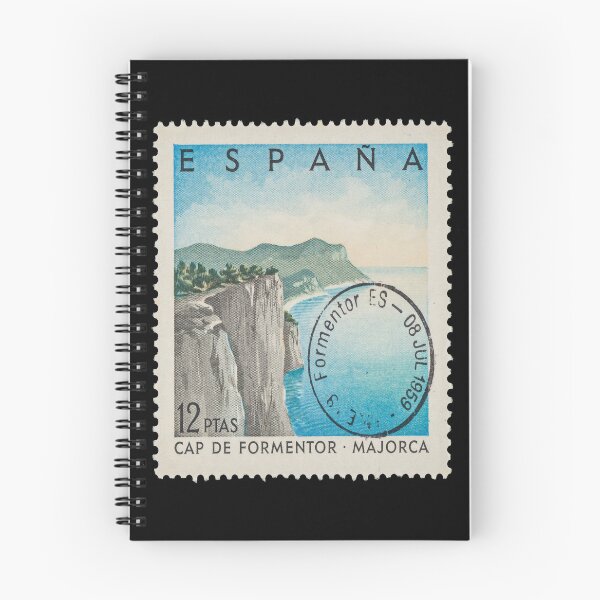 Item preview, Cap de Formentor Majorca Limestone Cape Stamp Sticker designed and sold by stickercuffs.