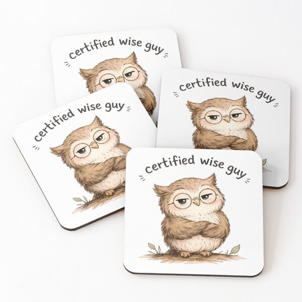 Item preview, Funny Wise Guy Energy Owl Shirt | Owl Pun Sticker | Nerdy Owl Gift | Confident Humor Tee designed and sold by Gremlin Hours.